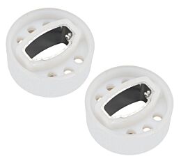 (2 Pack) Plastic Centering Flange for Aluminum Dump Truck Tarp System