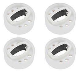 (4 Pack) Plastic Centering Flange for Aluminum Dump Truck Tarp System