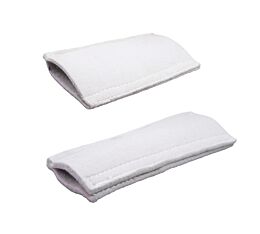 Pukka Flat Quick Sleeve Wear Pad W_ Velcro for 2_ Wide Slings - White - Mytee Products