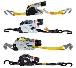 Retractable Ratchet Tie Down Strap - New main image- Mytee Products