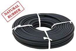 3/8" x 150' Natural Rubber Rope - Solid Core Rubber Bungee Cord