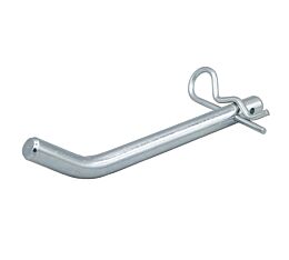 Secure Towing 12_in Steel Hitch Pin 4-78_in Usable Length with Clip Front View-Mytee Products