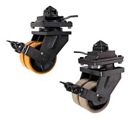 Shipping Container Caster Wheels (Dual Wheel) Configure image
