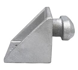 Shipping Containers Side Twist Lock - Hot Dipped Galvanized Steel - Used for Connecting Containers Placed into Position, Lock Side Angle View-Mytee Products