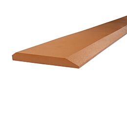 Single Bevel Skid Steer Bucket Cutting Edge Blade, 16Mn Steel - 72" x 4" x 1/2"