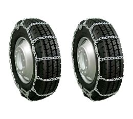 Single Round Twist Link Snow Tire Chains (Set of 2) Image View10 - Mytee Products