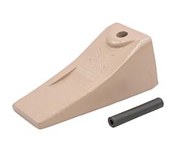 Skid Steer Long Bucket Teeth w_ Pin for Hensley Style X156L Series Side View - Mytee Products