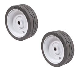 (2 Pack) Skyjack 209400 Scissor Lift Tires 12x4 for SJ12, SJ16, SJ-III-3215/3219 - Non-Marking Single Bolt Hole Tire