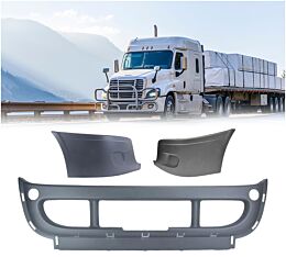 Steel Front Bumper Center And End Caps w/ Cutout Fits Cascadia 2008–2018 – Replaces ABP N310CY501115X, 21-27300-000 to 003, 20847, 2127300008/009, WA128-0385