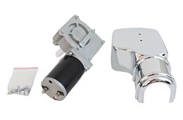 Dump Truck Tarp Motor with 5-Hole Mounting Pattern & Chrome Cover