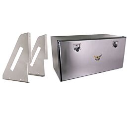 Trailer Tool Box 24" (H) x 24" (D) x 48" (W) with Mounting Brackets