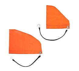 Turbo Saver Exhaust Cover - Vibrant Orange, Weather Resistant PVC, Mytee Products