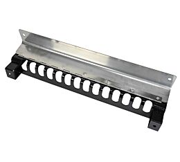 24" Chain Hanger for Headache Rack - Powder Coated Steel, Mirror Finish & Bolt On, Holds Up To 14 Chains