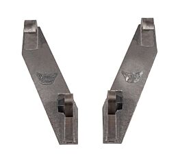Weld-On Mounting Brackets for John Deere Global Euro Loaders - Sold in Pairs