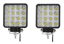 48W LED Work Light 3520 LUMENS Spot (Sold as a Pair of 2 Lights)-Mytee Products