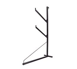 Workbench w_ Pipe Rack Bracket for Shipping Containers Full View - Mytee Products