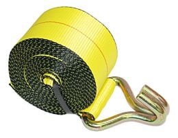 3" x 30' Winch Strap with Wire Hook