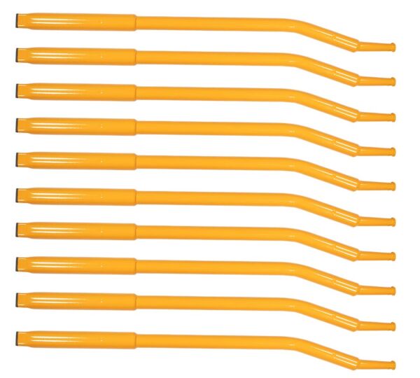 (10 Pack) Heavy-Duty Combination Winch Bar For Flatbed - Yellow Powder Coated