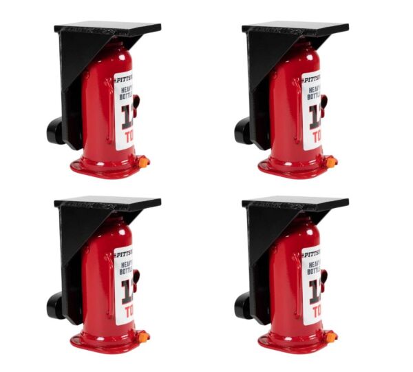 (4 Pack) Shipping Container Jack Lug, Jack Leveling Attachment