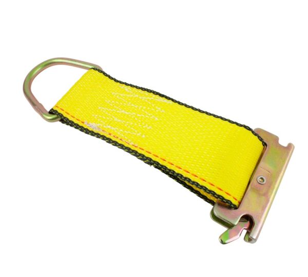 6" Rope Tie Offs With D Ring & E-Track Spring Fitting - 1,000 Lbs WLL