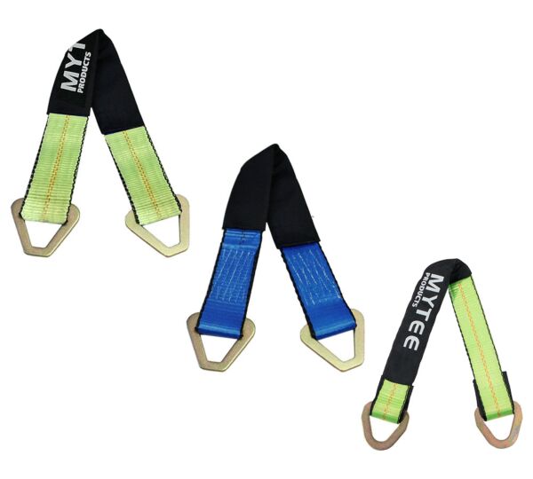 Axle Strap w/ D-Rings and 12" Protective Sleeve	