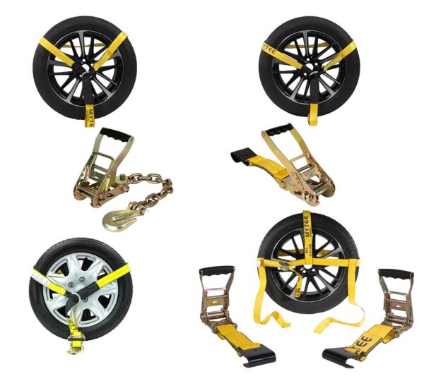 Side Mount Wheel Net with Ratchet