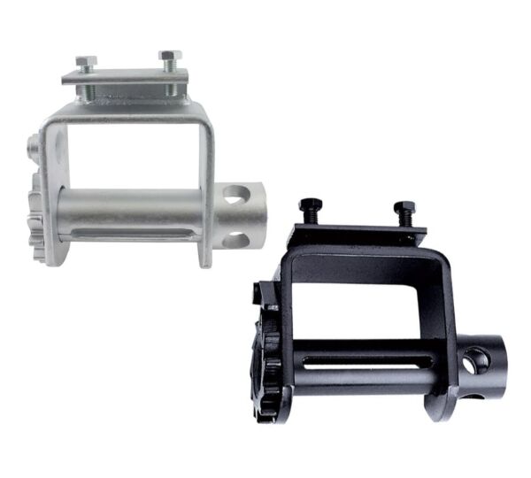 Heavy-Duty Portable Bolt-On Trailer Winch - Steel, 16,500 lbs BS