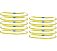 (10 Pcs) 1" x 6' Yellow One Way Round Endless Slings - 2 Ton WLL Endless One Way Sling