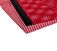 18 x 18 PVC Vinyl Mesh Safety Flag Kit Red Flag Closeup View-Mytee Products 18 x 18 PVC Vinyl Mesh Safety Flag Kit Red Flag Closeup View-Mytee Products