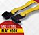 2_x30_ yellow ratchet tie down strap with flat hook end Fitting View - mytee products 2_x30_ yellow ratchet tie down strap with flat hook end Fitting View - mytee products