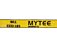 2" x30' yellow ratchet tie down strap with flat hook strap view - Mytee Products 2" x30' yellow ratchet tie down strap with flat hook strap view - Mytee Products
