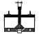 3-Point Hitch Receiver Attachment w_ Grab Hooks & Hay Spear Holes for CAT 0 & CAT 1 Tractors Front View - Mytee Products 3-Point Hitch Receiver Attachment w_ Grab Hooks & Hay Spear Holes for CAT 0 & CAT 1 Tractors Front View - Mytee Products