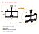 3-Point Hitch Receiver Attachment w_ Grab Hooks & Hay Spear Holes for CAT 0 & CAT 1 Tractors Pin - Dimension View - Mytee Products 3-Point Hitch Receiver Attachment w_ Grab Hooks & Hay Spear Holes for CAT 0 & CAT 1 Tractors Pin - Dimension View - Mytee Products