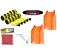 Flatbed Tie-Down Kit - 41 Pieces: 4 Inch Flatbed Winch Straps, V Board Corner Protectors, Winch Strap Heavy Duty Band, Zinc Coated Winder Flatbed Tie-Down Kit - 41 Pieces: 4 Inch Flatbed Winch Straps, V Board Corner Protectors, Winch Strap Heavy Duty Band, Zinc Coated Winder