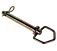 5 by 8 inch AgraLink Cold Forged Swivel Hitch Pins and Clips in Various Sizes, Trailer Hitch Pin Front View-Mytee Products