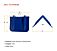 8x8x12_inch V-Style Corner Protectors Enhanced Tie-Down Protection in High-Density Polyethylene Dimension View-Mytee Products