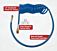 Air Brake Coiled_Hose Assembly - 15Ft with 40_ Pigtails Trailer End & 12_ Tractor End-Blue Durable virgin Nylon-Mytee Products