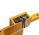 Anti-Theft Yellow Coated Shipping Container Door lock w_ Padlock Top Key Close Angle - Mytee Products