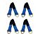 (4 Pack) 36" HD Axle Straps Car Hauler Tow Truck Wrecker Wheel Tie Down Strap