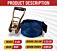 Best 2_x30_ blue ratchet tie down strap with flat hook Description View - mytee products