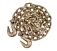 3/8" X 20' G70 Chain With 6,600WLL & Grab Hooks End Fittings-Mytee Products 3/8" X 20' G70 Chain With 6,600WLL & Grab Hooks End Fittings-Mytee Products