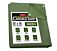 Olive Green 12 oz Polyester Tarp, Water Resistant, Breathable, Evenly Spaced Grommets every 10x16 - Mytee Products
