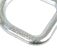 1/2" Bolt-On D Ring - White Blue Zinc
