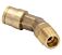 DOT 45° Male Non-Swivel Elbow Push-Lock Air Brake Fitting 3_8_ Tube OD x 1_4_ NPT - Pack of 5 Left View - Mytee Products
