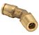 DOT 45° Male Non-Swivel Elbow Push-Lock Air Brake Fitting 3_8_ Tube OD x 3_8_ NPT - Pack of 5 Side View - Mytee Products