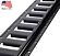 Black Powder Coated Horizontal E-Track Rail - Made in USA