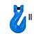 G100 1_2_ Cradle Clevis Grab Hook for Lifting 15,000 lbs WLL Complete View - Mytee Products G100 1_2_ Cradle Clevis Grab Hook for Lifting 15,000 lbs WLL Complete View - Mytee Products