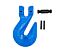 G100 1_2_ Cradle Clevis Grab Hook for Lifting 15,000 lbs WLL Hook Full View - Mytee Products G100 1_2_ Cradle Clevis Grab Hook for Lifting 15,000 lbs WLL Hook Full View - Mytee Products