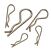 Agralink Zinc Plated Steel Hitch Pin Clips Fits 1/2"-1" Pin To Secure Shaft & Axle Agralink Zinc Plated Steel Hitch Pin Clips Fits 1/2"-1" Pin To Secure Shaft & Axle
