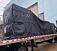 Airbag / Parachute Fabric Ultra Light Lumber Tarp 20x27 (6' Drop) - Black & Black Airbag Fabric On Truck Side Angle VIew-Mytee Products Airbag / Parachute Fabric Ultra Light Lumber Tarp 20x27 (6' Drop) - Black & Black Airbag Fabric On Truck Side Angle VIew-Mytee Products